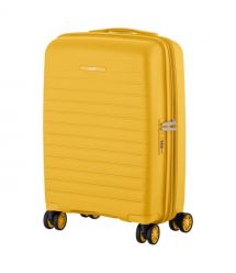 2E Чемодан, Aero, полипропилен, малый, 35/44 л, TSA, 4 колеса, EXP, янтарно-желтый