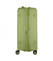 2E Чемодан, Aero, полипропилен, средний, 63/78 л, TSA, 4 колеса, EXP, оливково-зеленый