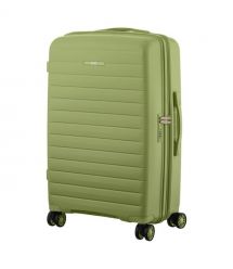 2E Чемодан, Aero, полипропилен, средний, 63/78 л, TSA, 4 колеса, EXP, оливково-зеленый