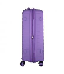 2E Чемодан, Aero, полипропилен, средний, 63/78 л, TSA, 4 колеса, EXP, лавандовый