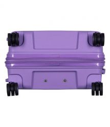 2E Чемодан, Aero, полипропилен, средний, 63/78 л, TSA, 4 колеса, EXP, лавандовый