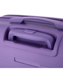 2E Чемодан, Aero, полипропилен, средний, 63/78 л, TSA, 4 колеса, EXP, лавандовый