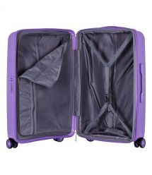 2E Чемодан, Aero, полипропилен, средний, 63/78 л, TSA, 4 колеса, EXP, лавандовый