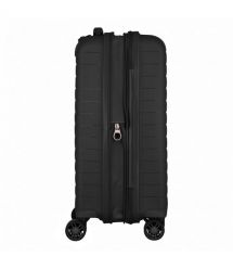 2E Чемодан, Aero, полипропилен, малый, 35/44 л, TSA, 4 колеса, EXP, черный