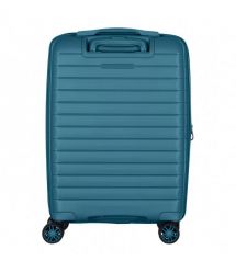 2E Чемодан, Aero, полипропилен, малый, 35/44 л, TSA, 4 колеса, EXP, синий