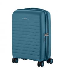 2E Чемодан, Aero, полипропилен, малый, 35/44 л, TSA, 4 колеса, EXP, синий