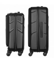 Wenger Набір валіз Wenger Amplix Hardside, полікарбонат, (S+M), TSA, 4 колеса, EXP, чорний