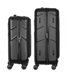Wenger Набір валіз Wenger Amplix Hardside, полікарбонат, (S+M), TSA, 4 колеса, EXP, чорний
