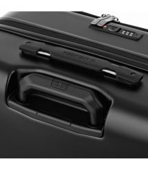 Wenger Валіза Wenger Amplix Hardside Large, велика, полікарбонат, TSA, 4 колеса, розширення, чорний