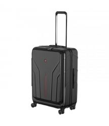 Wenger Валіза Wenger Amplix Hardside Medium, середня, полікарбонат, TSA, 4 колеса, розширення, чорний