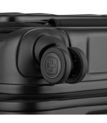 Wenger Валіза Wenger Amplix Hardside Medium, середня, полікарбонат, TSA, 4 колеса, розширення, чорний