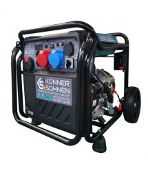 Könner & Söhnen Генератор инверторный бензиновый KS 8100iE 1/3 ATSR 230/400В 8/8.5кВт АВР(ATS) электростартер 68кг