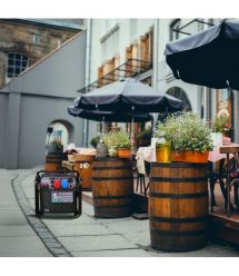 Könner & Söhnen Генератор инверторный бензиновый KS 8100iE 1/3 ATSR 230/400В 8/8.5кВт АВР(ATS) электростартер 68кг