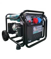 Könner & Söhnen Генератор инверторный бензиновый KS 8100iE 1/3 ATSR 230/400В 8/8.5кВт АВР(ATS) электростартер 68кг