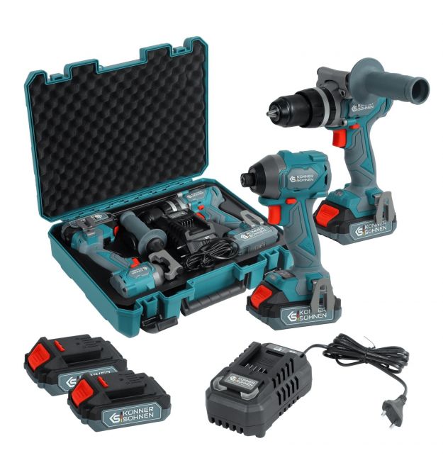 Könner & Söhnen Набор из двух аккумуляторных инструментов KS IDISD 20V SET 2 20В дре