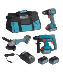 Könner & Söhnen Набор из трех аккумуляторных инструментов KS RHAGD 20V SET 3 20В дре