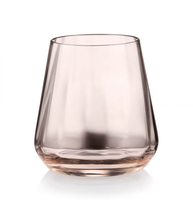 ARDESTO Набор стаканов низких Black Mars 420мл, 2шт, стекло, золотистый