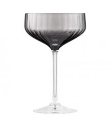 ARDESTO Набор бокалов для шампанского Black Mars 330мл, 2шт, стекло, серый