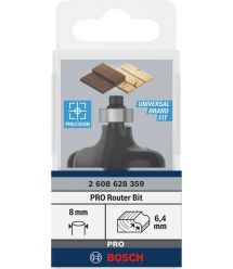 Bosch Фреза профільна G Bosch Professional Std S8 R6.35 D38 L15.7