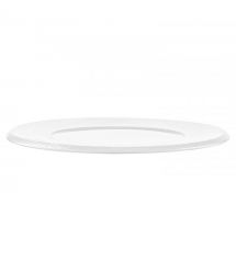 ARDESTO Тарелка обеденная Ancona, 26см, фарфор, белый