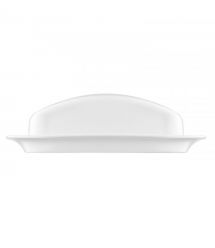 ARDESTO Масленка, 20.3х12.7х6.4см, фарфор, белый