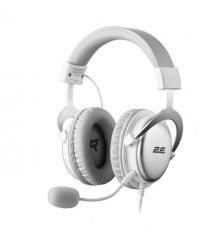 2E Gaming Гарнитура игровая HG355, 7.1, mini-jack/dual 3.5мм/USB-A, 1.5/1.5/0.2м, белый