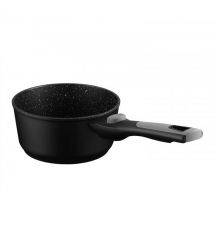 ARDESTO Ковш со стеклянной крышкой Gemini Bari, 1.3л, алюминий, черный