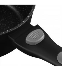 ARDESTO Ковш со стеклянной крышкой Gemini Bari, 1.3л, алюминий, черный