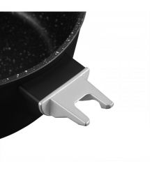 ARDESTO Ковш со стеклянной крышкой Gemini Bari, 1.3л, алюминий, черный