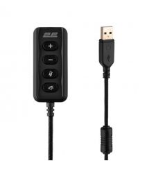 2E Gaming Гарнитура игровая HG355, 7.1, mini-jack/dual 3.5мм/USB-A, 1.5/1.5/0.2м, черный