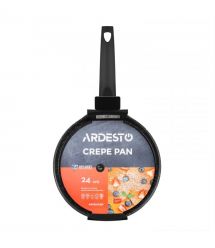 ARDESTO Сковорода для блинов Gemini Daiano, 24см, алюминий, черный