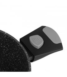 ARDESTO Кастрюля со стеклянной крышкой Gemini Bari, 3.9л, алюминий, черный