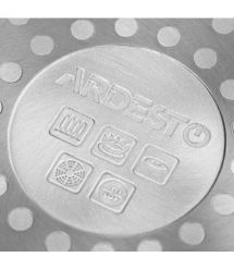 ARDESTO Кастрюля со стеклянной крышкой Gemini Bari, 3.9л, алюминий, черный