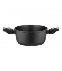 ARDESTO Кастрюля со стеклянной крышкой Gemini Bari, 2.5л, алюминий, черный