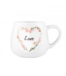 ARDESTO Чашка Love, 390мл, фарфор, многоцветный