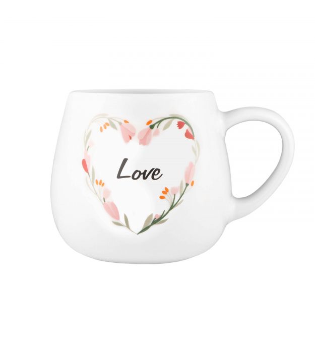 ARDESTO Чашка Love, 390мл, фарфор, многоцветный