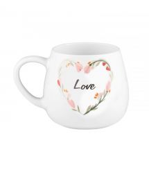 ARDESTO Чашка Love, 390мл, фарфор, многоцветный