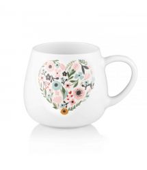 ARDESTO Чашка Love, 390мл, фарфор, многоцветный