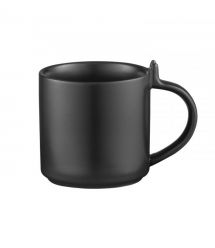 ARDESTO Набор чашки с блюдцем, 250мл, фарфор, черный