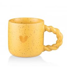 ARDESTO Чашка My heart, 300мл, керамика, желтый