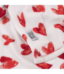 ARDESTO Плед Flannel 160х200см, 100% полиэстер, сердечки
