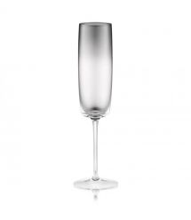 ARDESTO Набор бокалов для шампанского Black Mars 270мл, 2шт, стекло, серый