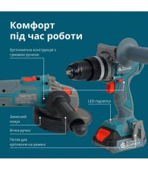 Könner & Söhnen Набор из двух аккумуляторных инструментов KS IDAGB 20V SET 1 20В дре