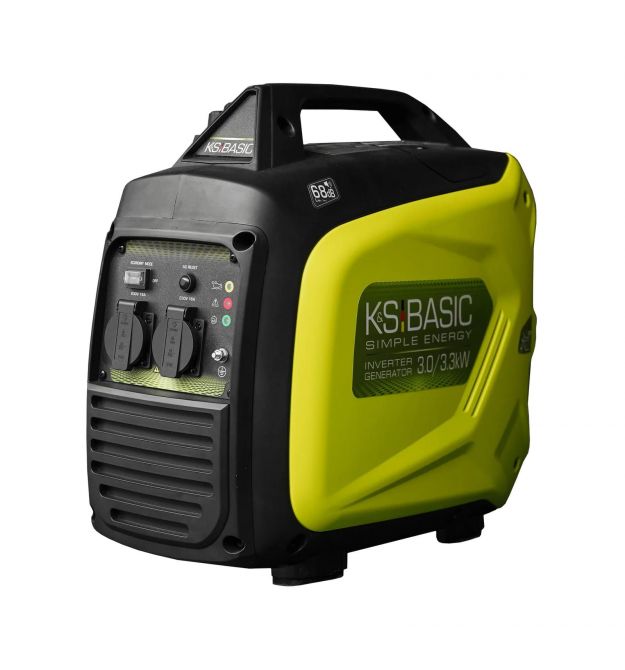 Könner & Söhnen Генератор бензиновый инверторный KSB 33iS, 230В, 3.0-3.3кВт, ручной стартер, 21.5кг