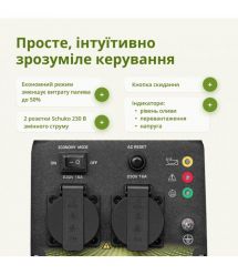 Könner & Söhnen Генератор бензиновый инверторный KSB 33iS, 230В, 3.0-3.3кВт, ручной стартер, 21.5кг