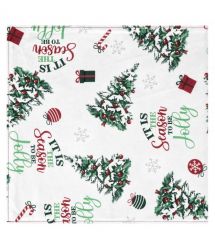 ARDESTO Скатерть Christmas Gingerbread 120х140см, 100% полиэстер, красный...