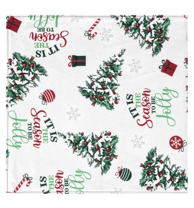 ARDESTO Скатерть Christmas Gingerbread 120х140см, 100% полиэстер, красный...