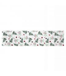 ARDESTO Скатерть Christmas Gingerbread 120х140см, 100% полиэстер, красный...