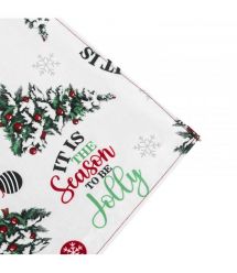 ARDESTO Скатерть Christmas Gingerbread 120х140см, 100% полиэстер, красный...