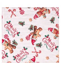 ARDESTO Ранер Christmas Gingerbread 33х137см, 100% полиэстер, красный